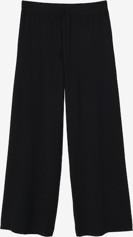 MANGO Zvonové kalhoty Kalhoty 'Kobi' – černá: přední strana