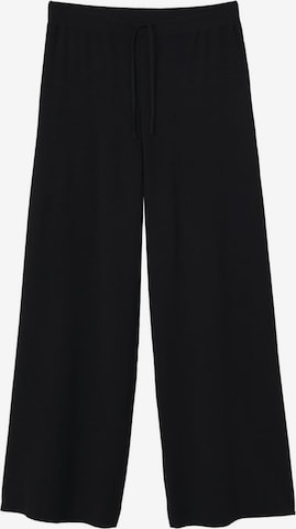 MANGO Wide leg Pants 'Kobi' in Black: front