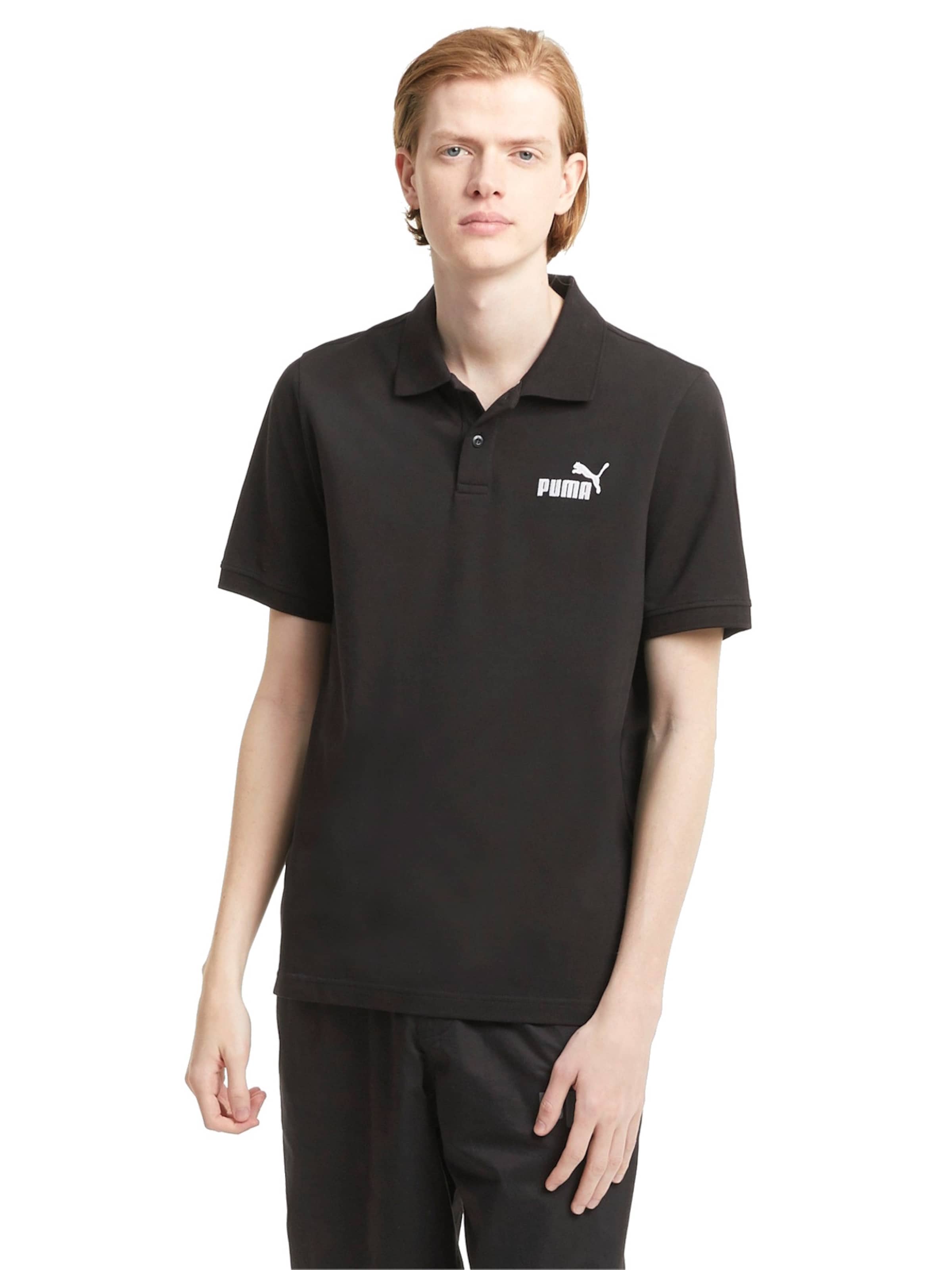 PUMA Särk 'Essentials', värv must: eest vaates