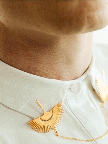 Les Reines Brosche 'The Peafowl'‌‌‌‌‌‌‌ in Gold