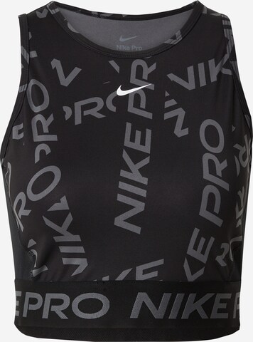 Top di NIKE in nero: frontale