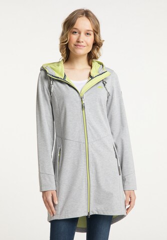 Schmuddelwedda Raincoat in Grey: front