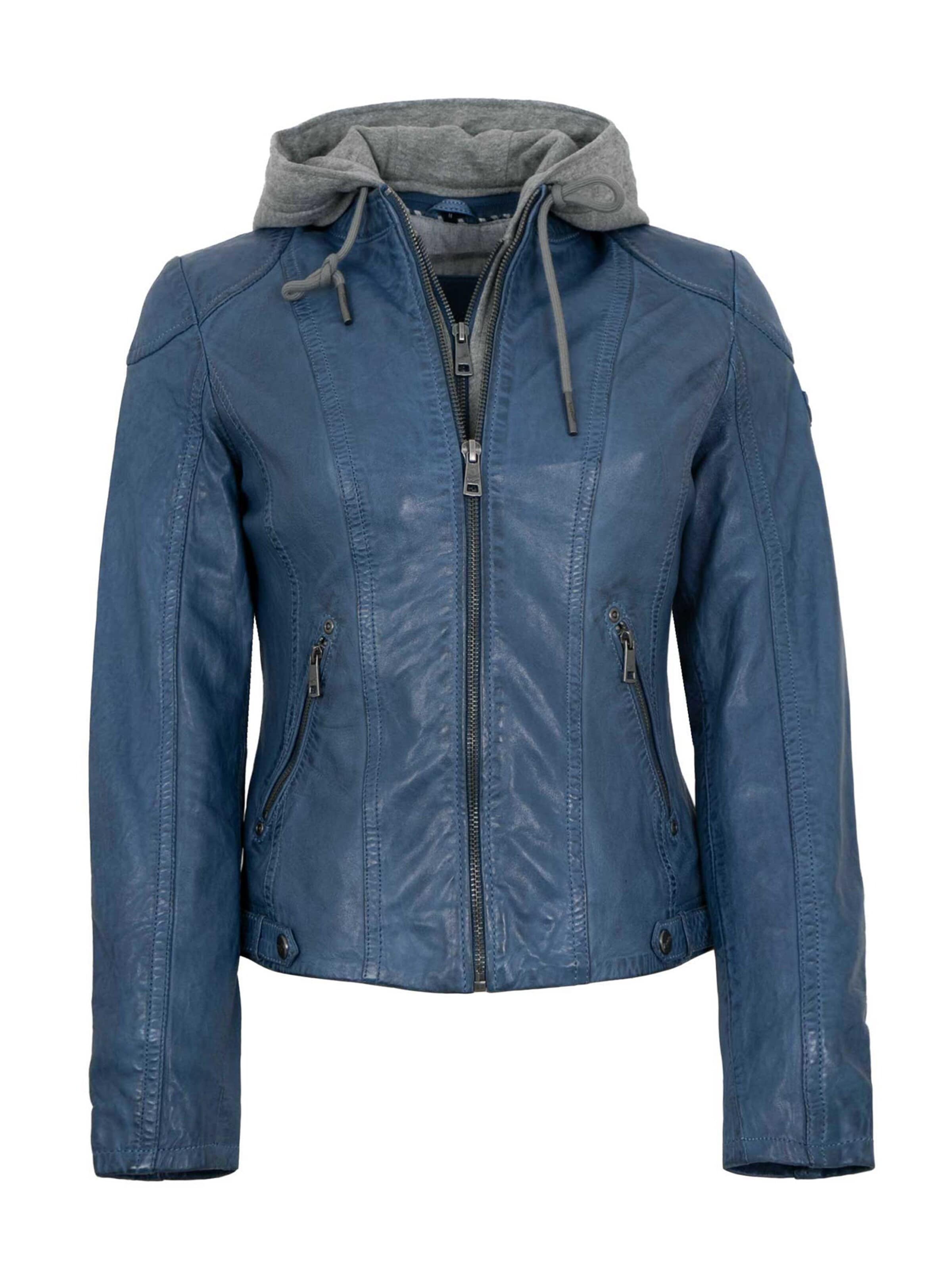 Mauritius Between-season jacket in Blue: front