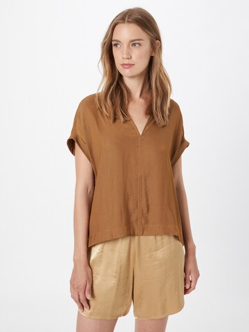 Camicia da donna di Banana Republic in marrone: frontale