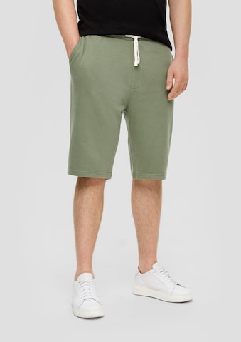 s.Oliver Men Tall Sizes Regular Shorts in Grün: Vorderseite