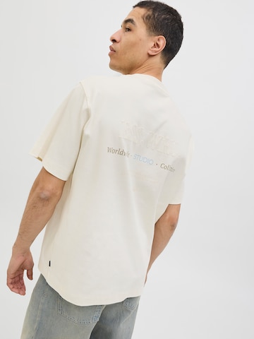 JACK & JONES Shirt 'JJEURBAN EDGE STUDIO' in White: front