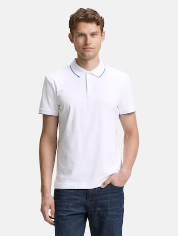 TOM TAILOR Poloshirt in Weiß: Vorderseite
