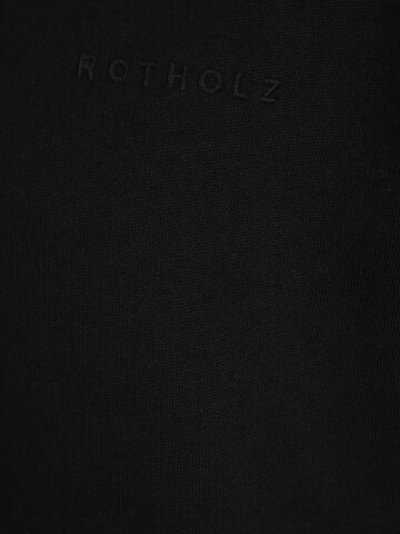 Bluză de molton de la Rotholz pe negru