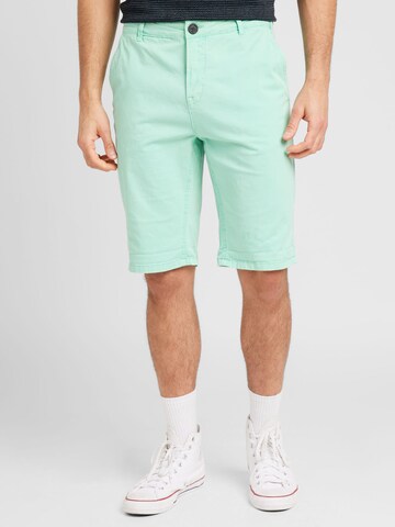 GARCIA Regular Chino Pants 'Santo' in Green: front