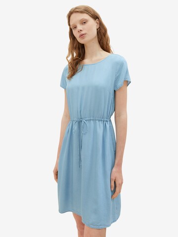 TOM TAILOR DENIM Kleid in Blau: predná strana