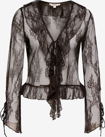 ONLY Bluse i brun: forside