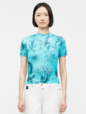 Pullover di Versace Jeans Couture in blu: frontale