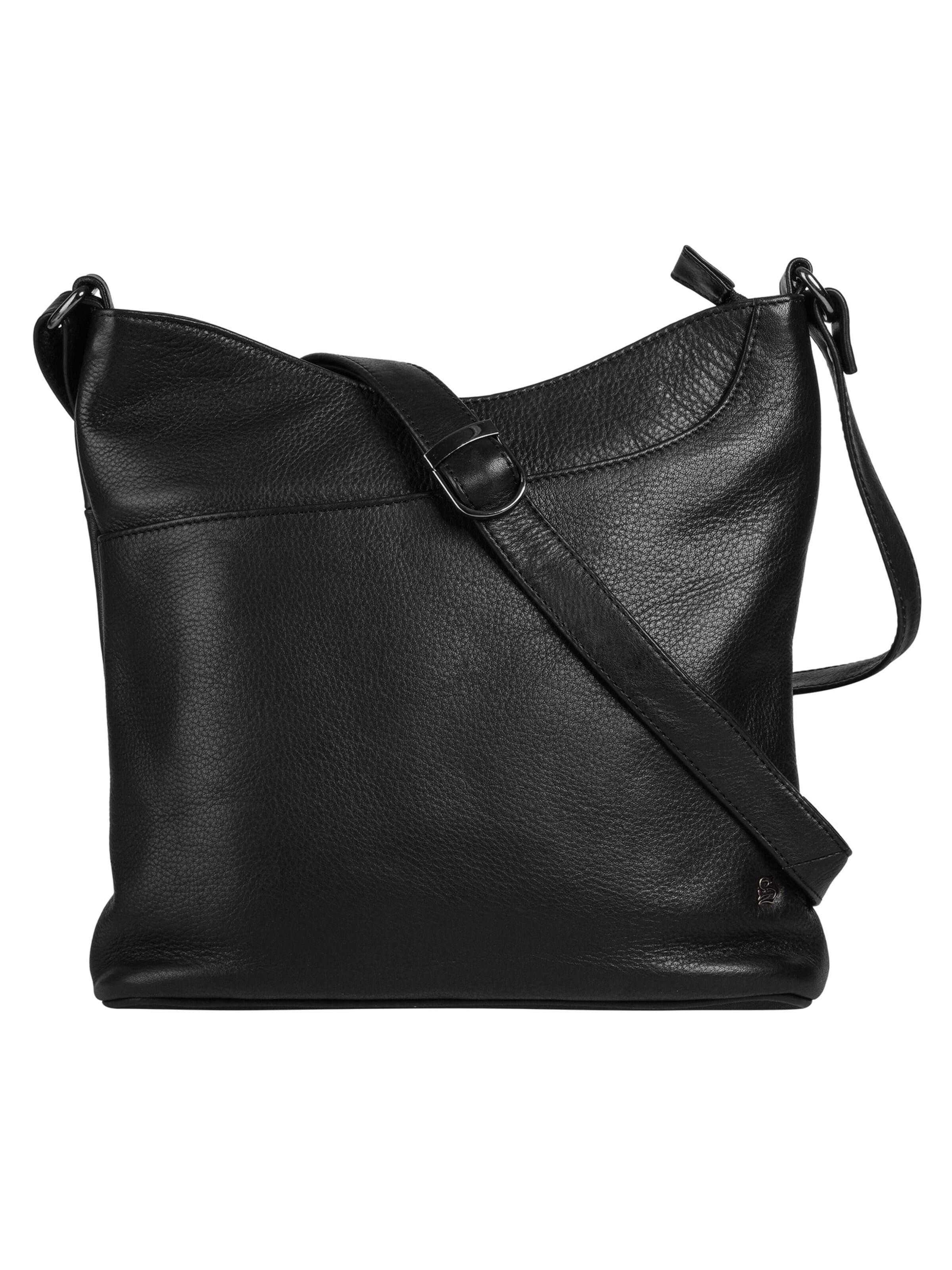 Szuna Handbag in Black: front