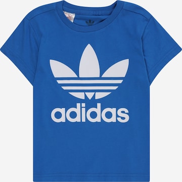 ADIDAS ORIGINALS T-Shirt 'TREFOIL' in Blau: predná strana