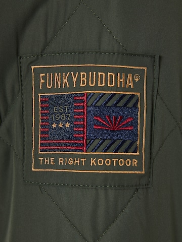 Veste mi-saison Funky Buddha en vert