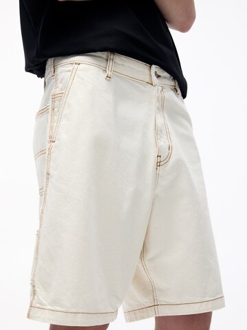 Pull&Bear Loosefit Jeans i beige