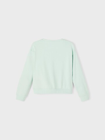 NAME IT Sweatshirt 'HILINE' in Grün