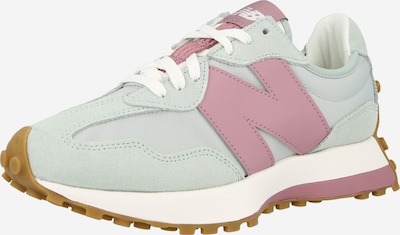 Sportbačiai be auliuko '327' iš new balance, spalva – šviesiai pilka / rožinė / balta, Prekių apžvalga