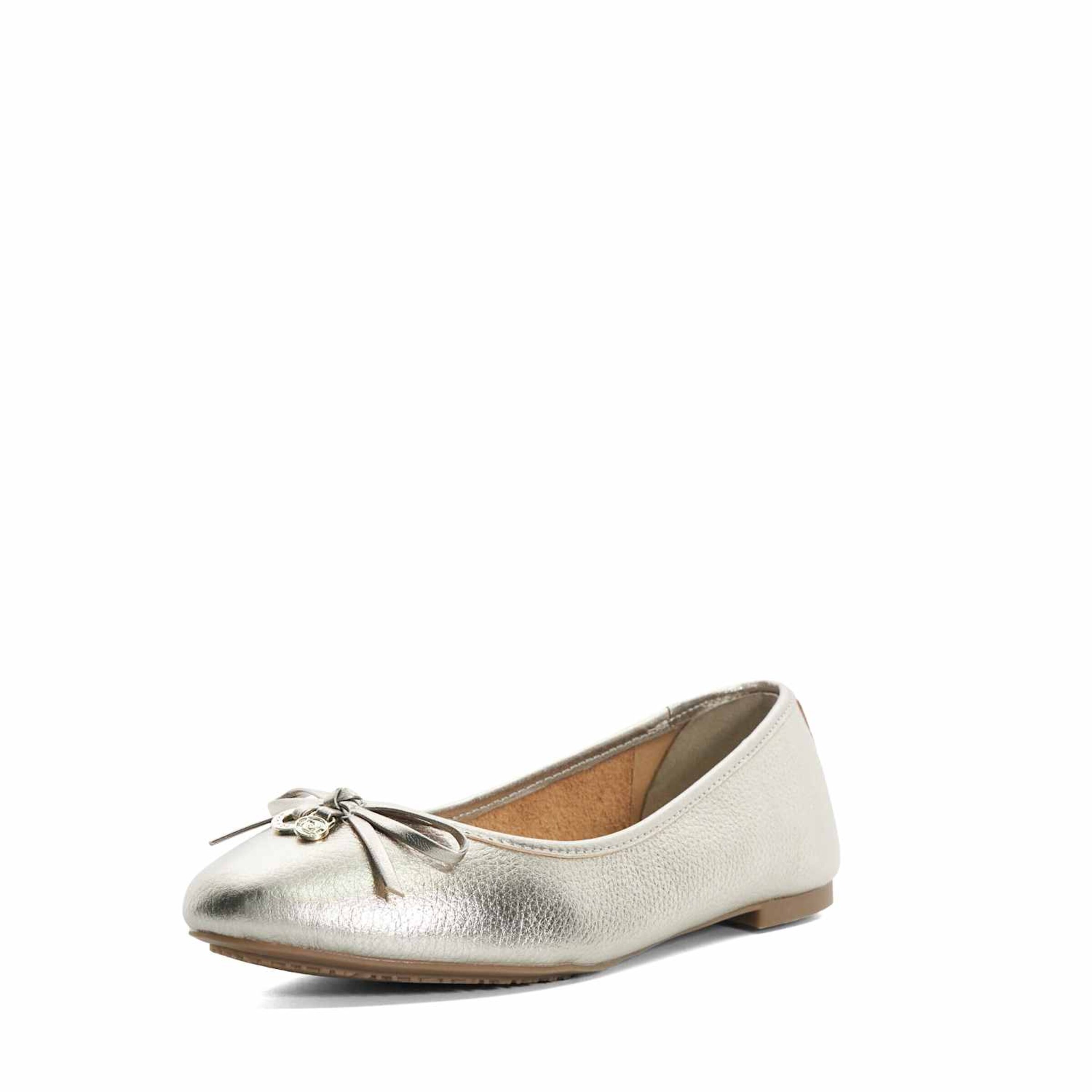 Ballerines 'Hallo' Dune LONDON en argent : devant