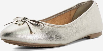 Ballerines 'Hallo' Dune LONDON en argent : devant