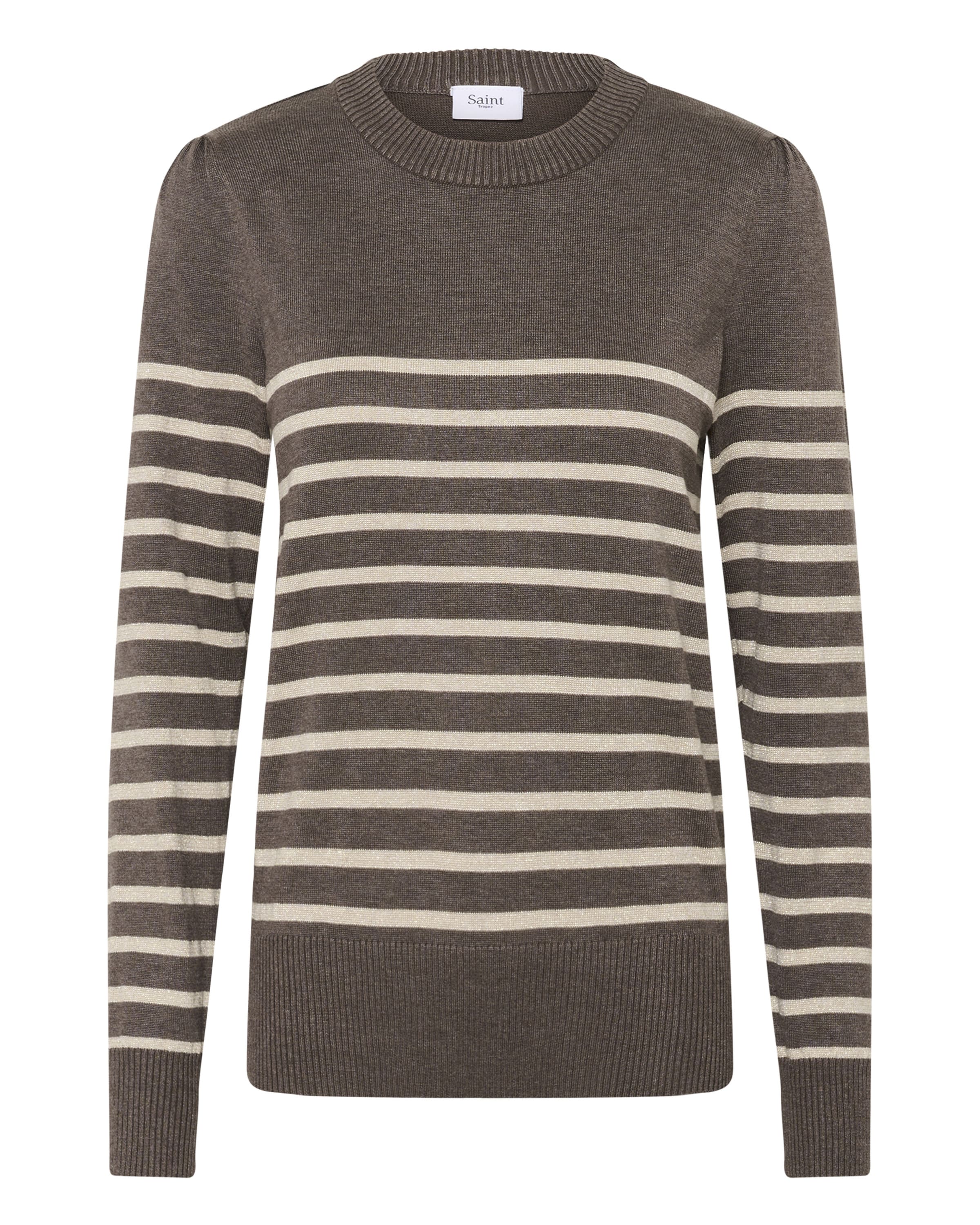 SAINT TROPEZ Pullover 'Mila' in Grau: Vorderseite