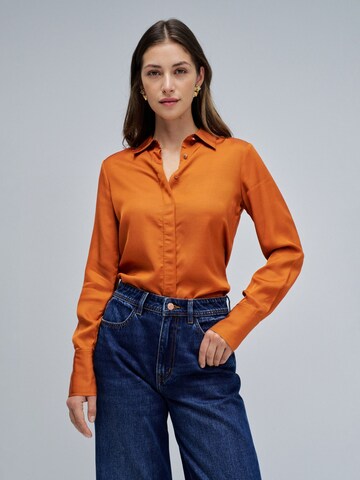 Chemisier Salsa Jeans en orange : devant