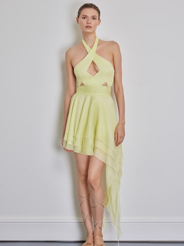 Anse Victorin Cocktailkleid 'Pantha'‌‌‌‌‌‌‌‌ in Gelb: Vorderseite