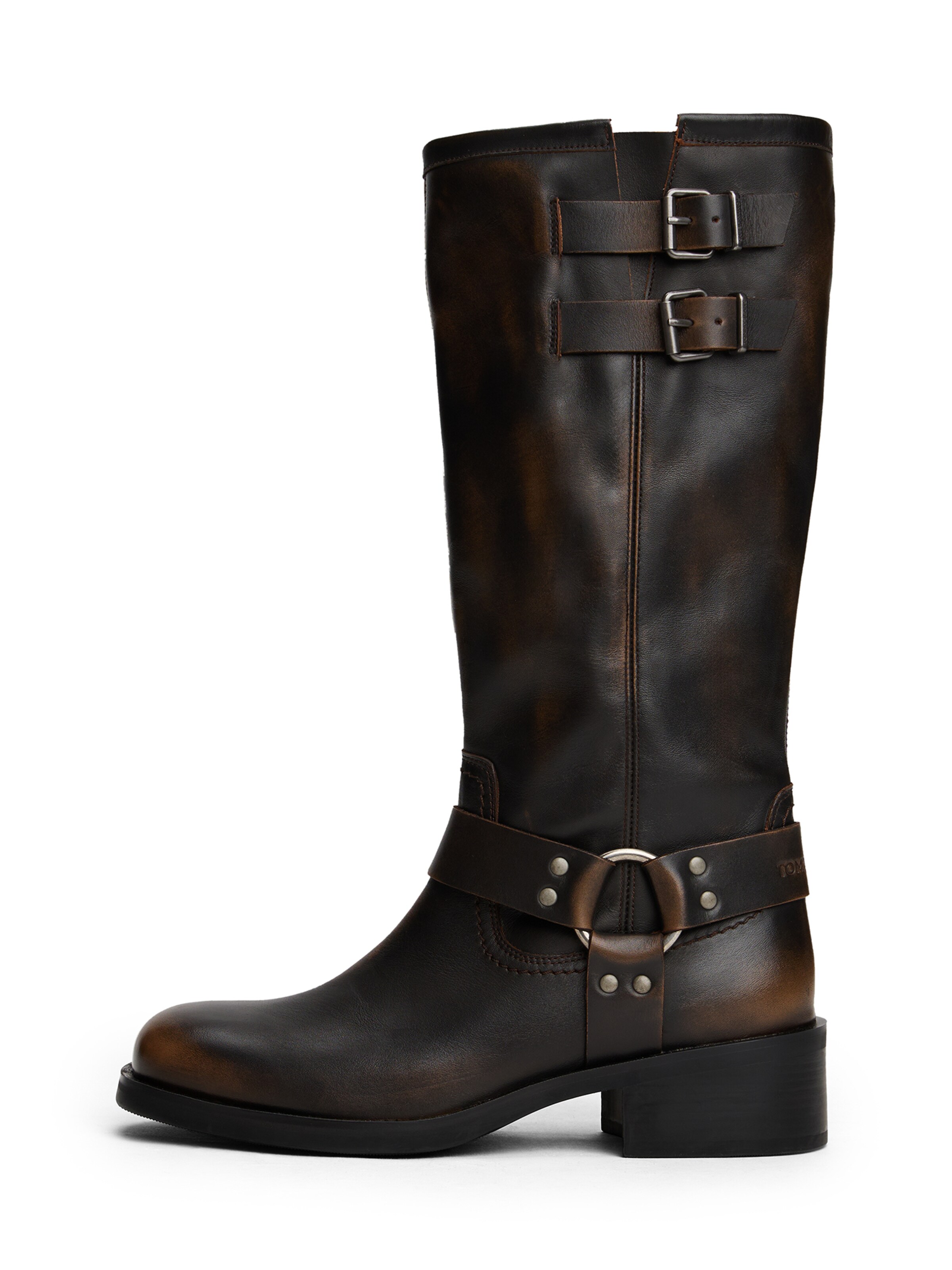 Tommy Jeans Boot in Brown: front