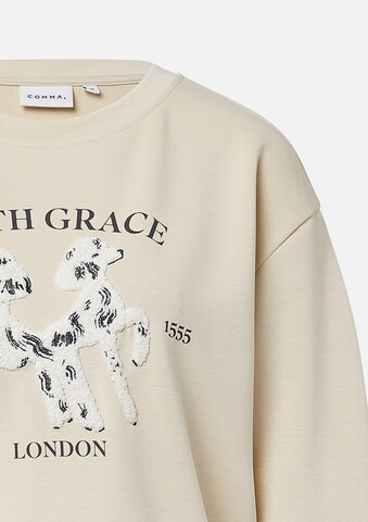 COMMA Sweatshirt in Beige