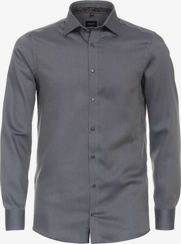 VENTI Regular fit Button Up Shirt in Grey: front