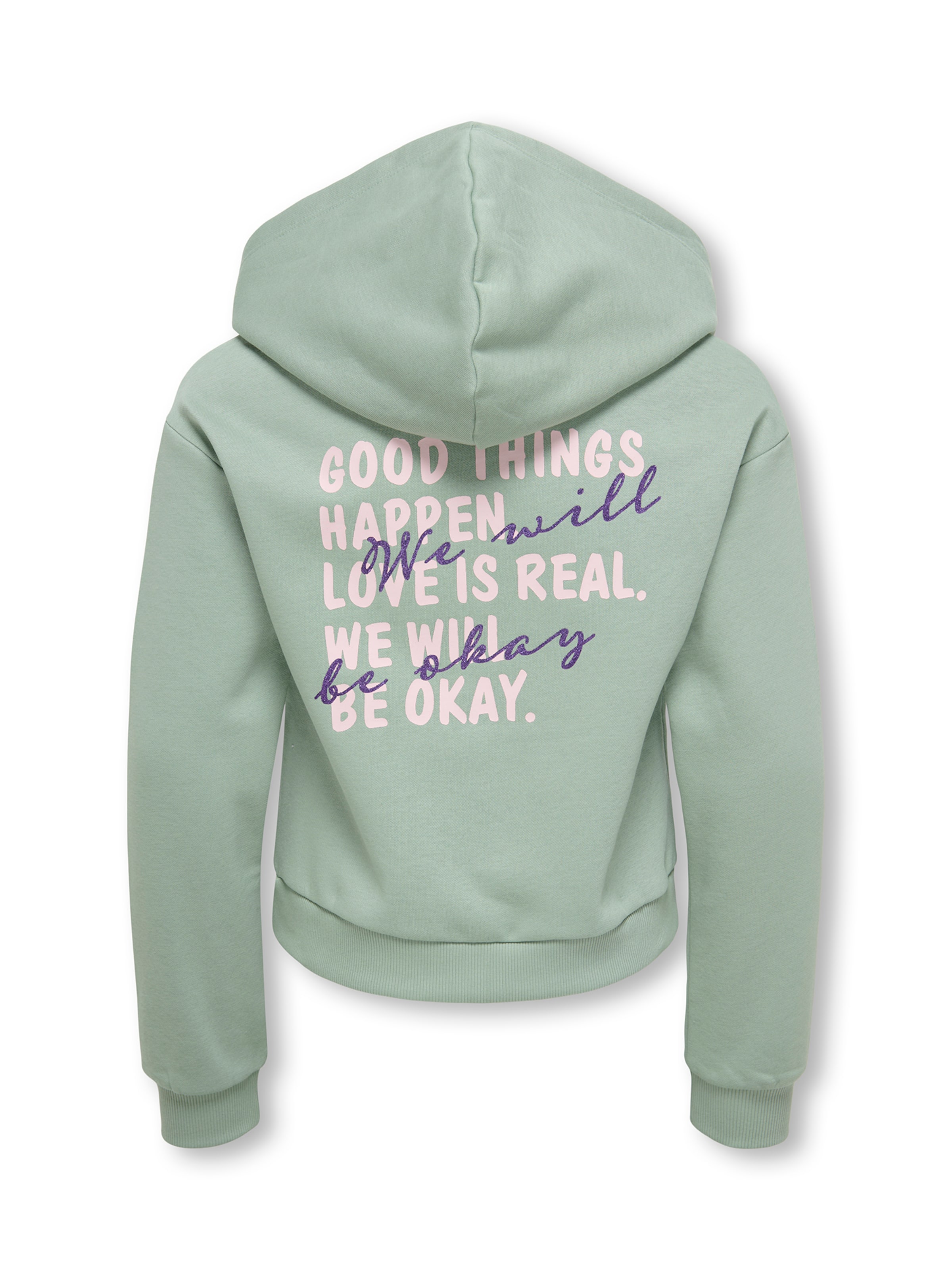 Sweat-shirt 'KOGCOOPER' ONLY GIRLS en vert