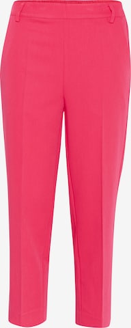 Kaffe Παντελόνι με τσάκιση 'Sakura' σε ροζ: μπροστά