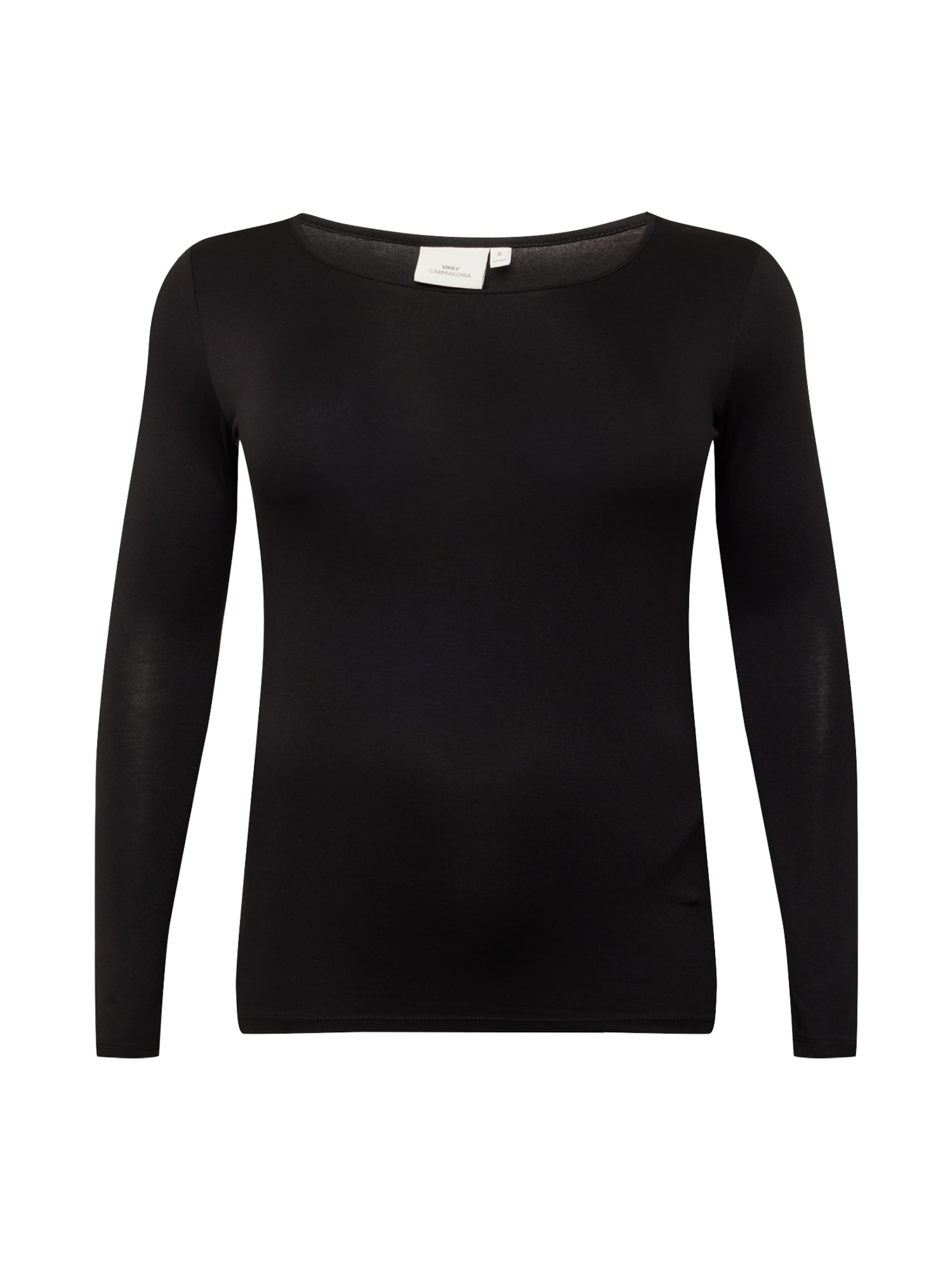 Maglietta 'Lonny' di ONLY Carmakoma in nero: frontale