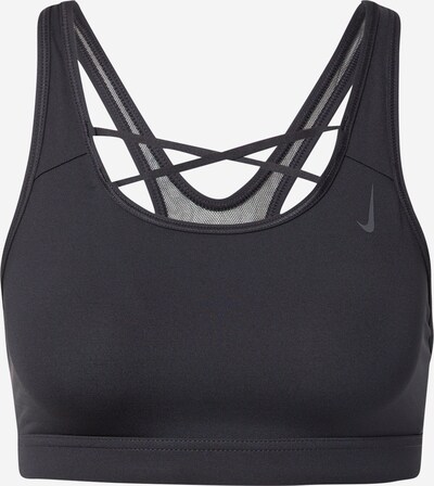 NIKE Sport-BH in hellgrau / schwarz, Produktansicht
