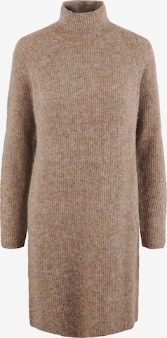 Robes en maille 'Ellen' PIECES en marron : devant