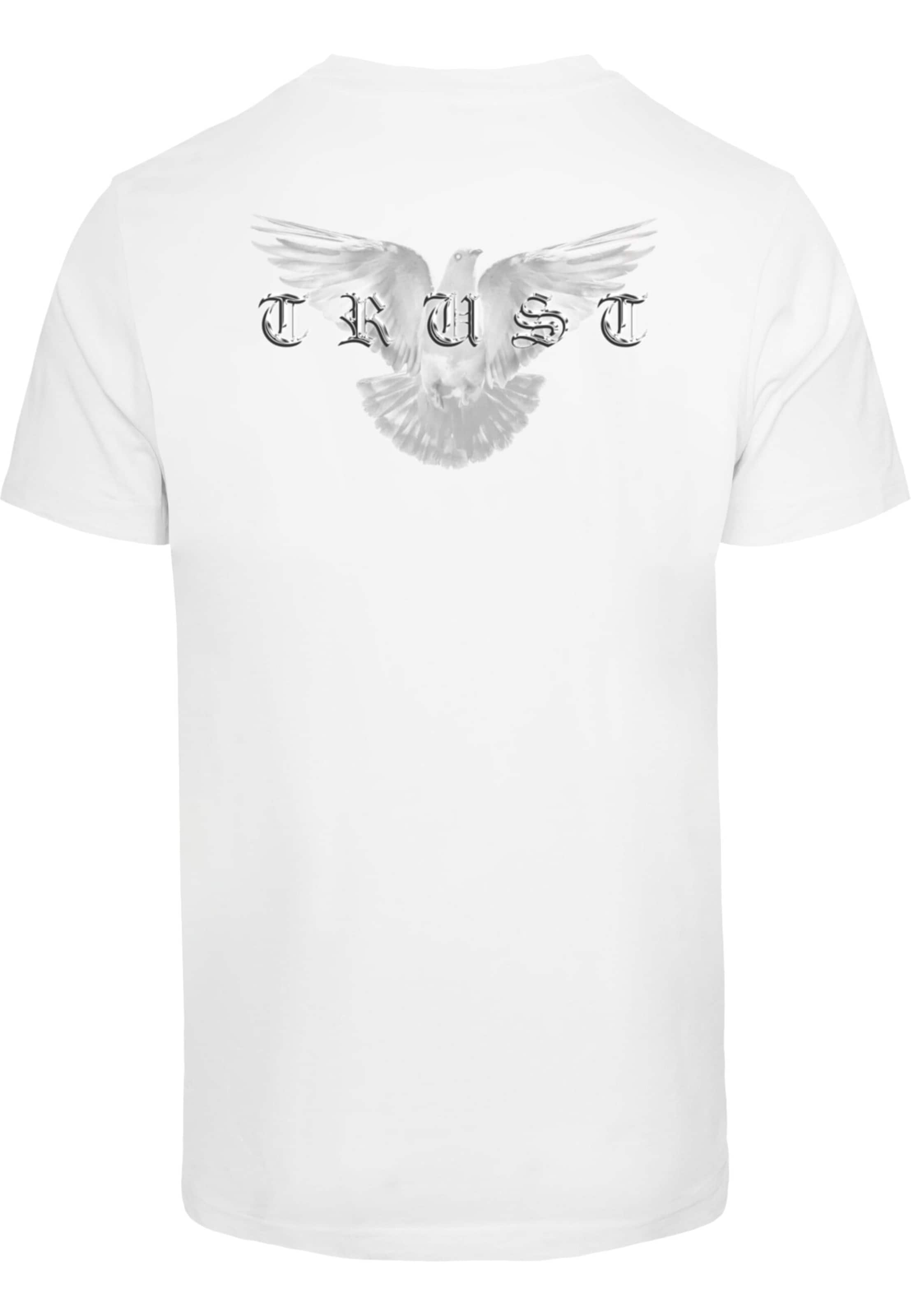 Mister Tee Shirt 'Trust Dove' in White