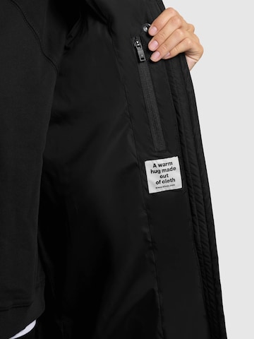 Manteau d’hiver 'Jange2 Matt' khujo en noir