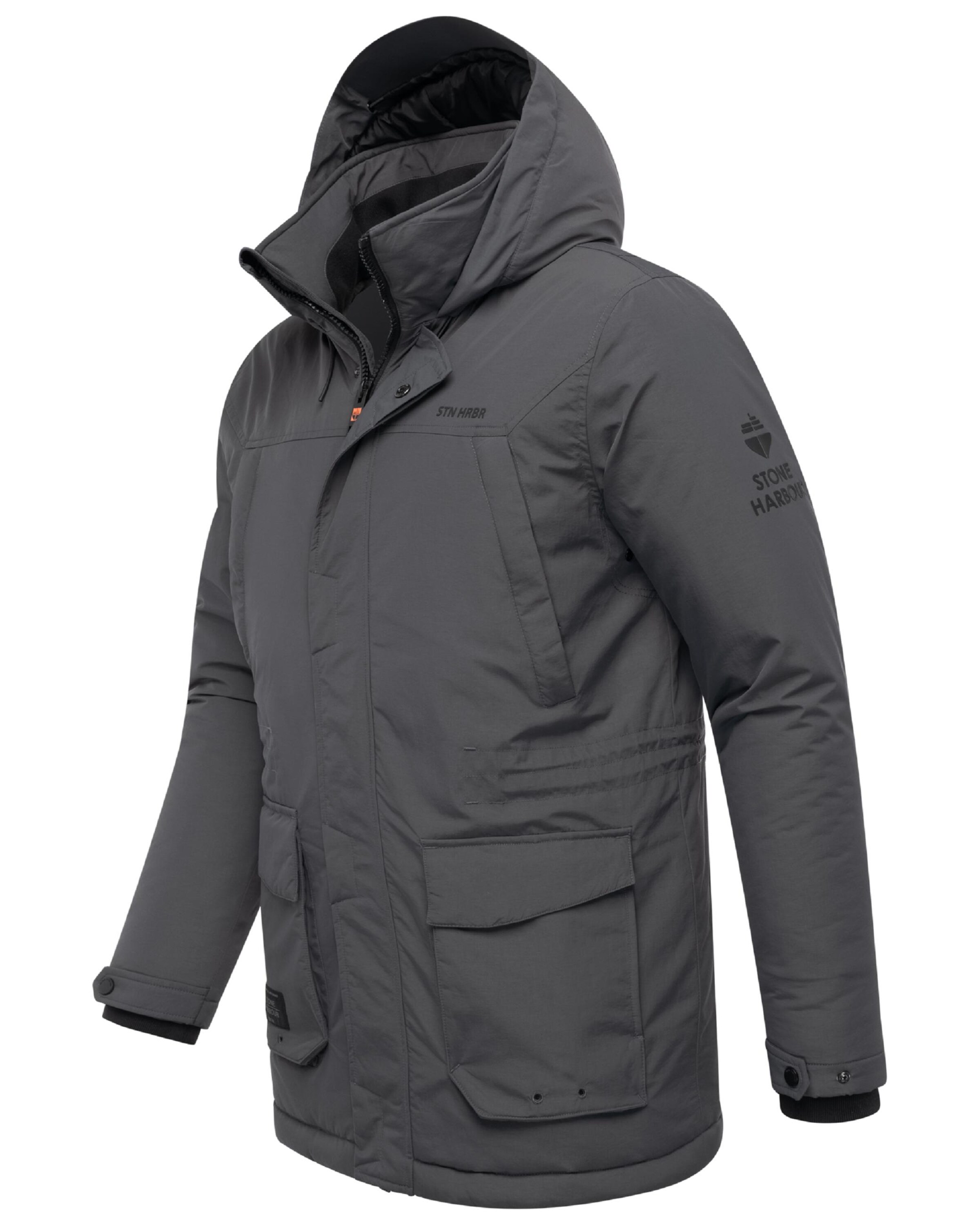 STONE HARBOUR Winterjacke 'Wadiim' in Grau