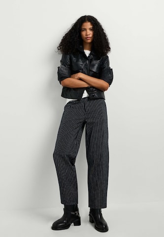 Barrel Pantaloni chino 'Leanne' di Pepe Jeans in nero