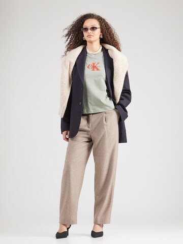 Calvin Klein Jeans Μπλουζάκι 'SEASONAL' σε πράσινο