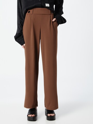 JDY Wide Leg Hose  'JDYGEGGO' in Braun: Vorderseite