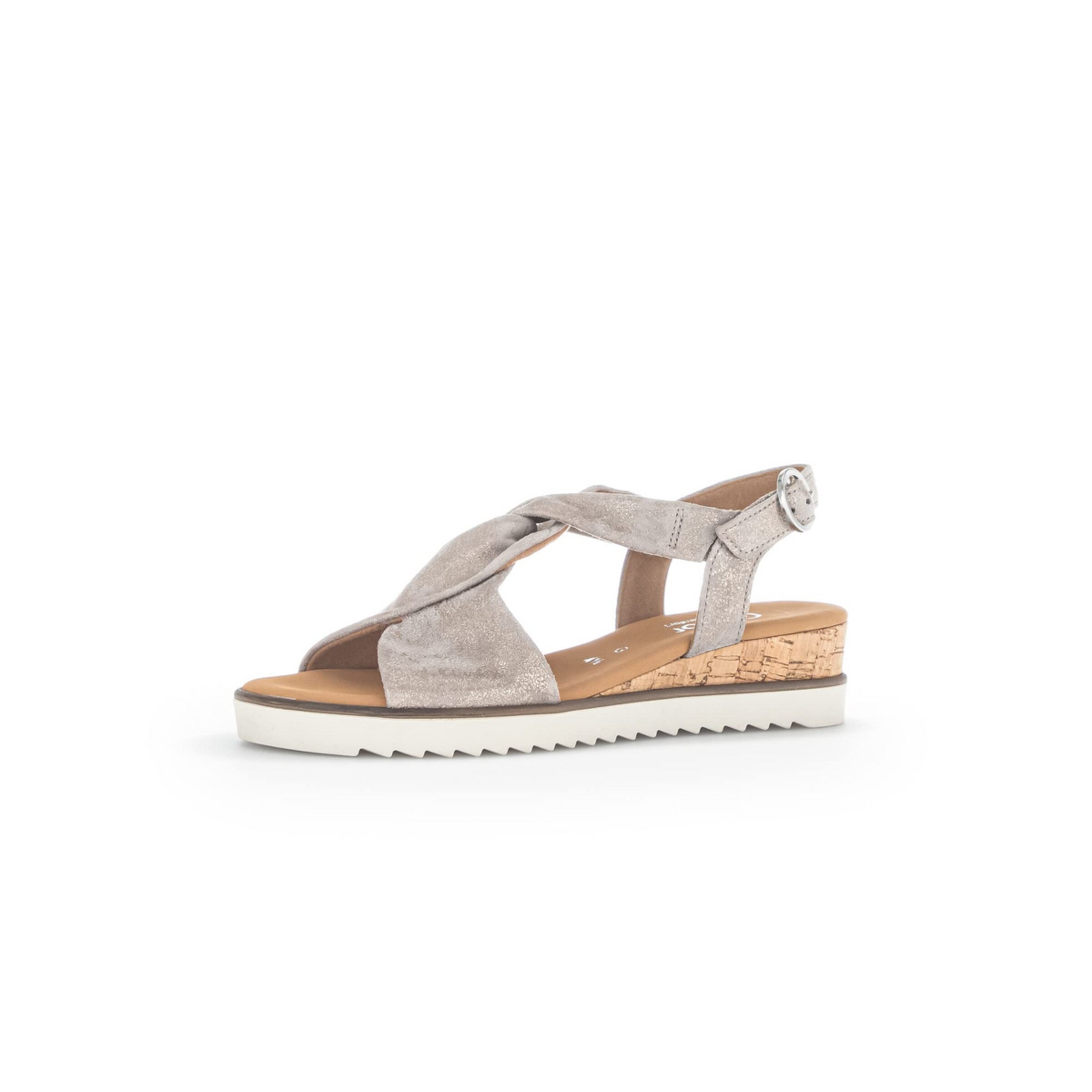GABOR Sandalen met riem in Beige: voorkant