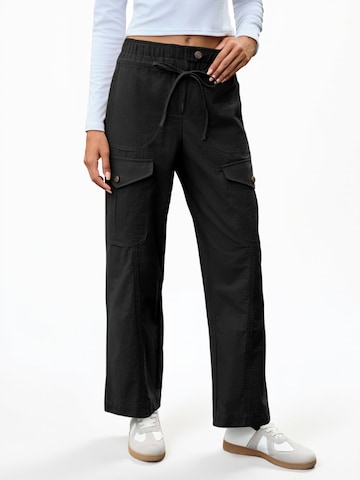 Imily Bela - regular Pantalón cargo en negro: frente