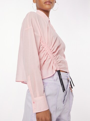 HUGO Red Blouse 'Egily' in Pink