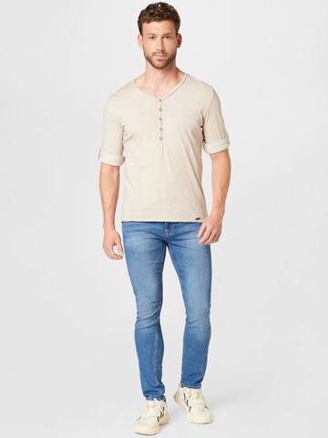 Key Largo Regular Fit Shirt in Beige