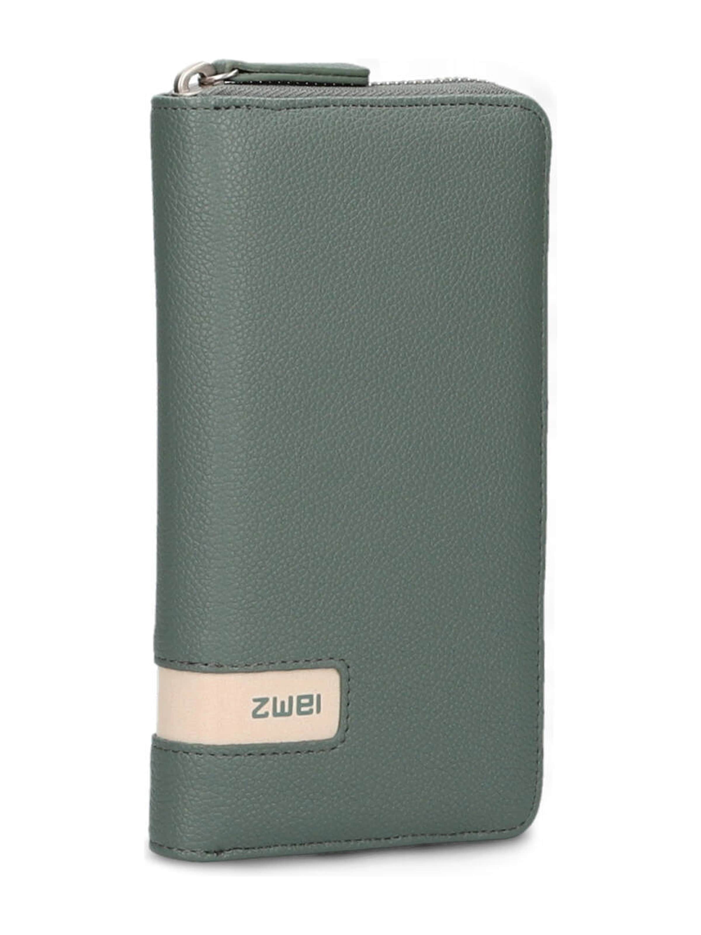 ZWEI Wallet 'MADEMOISELLE.M MW2' in Green: front