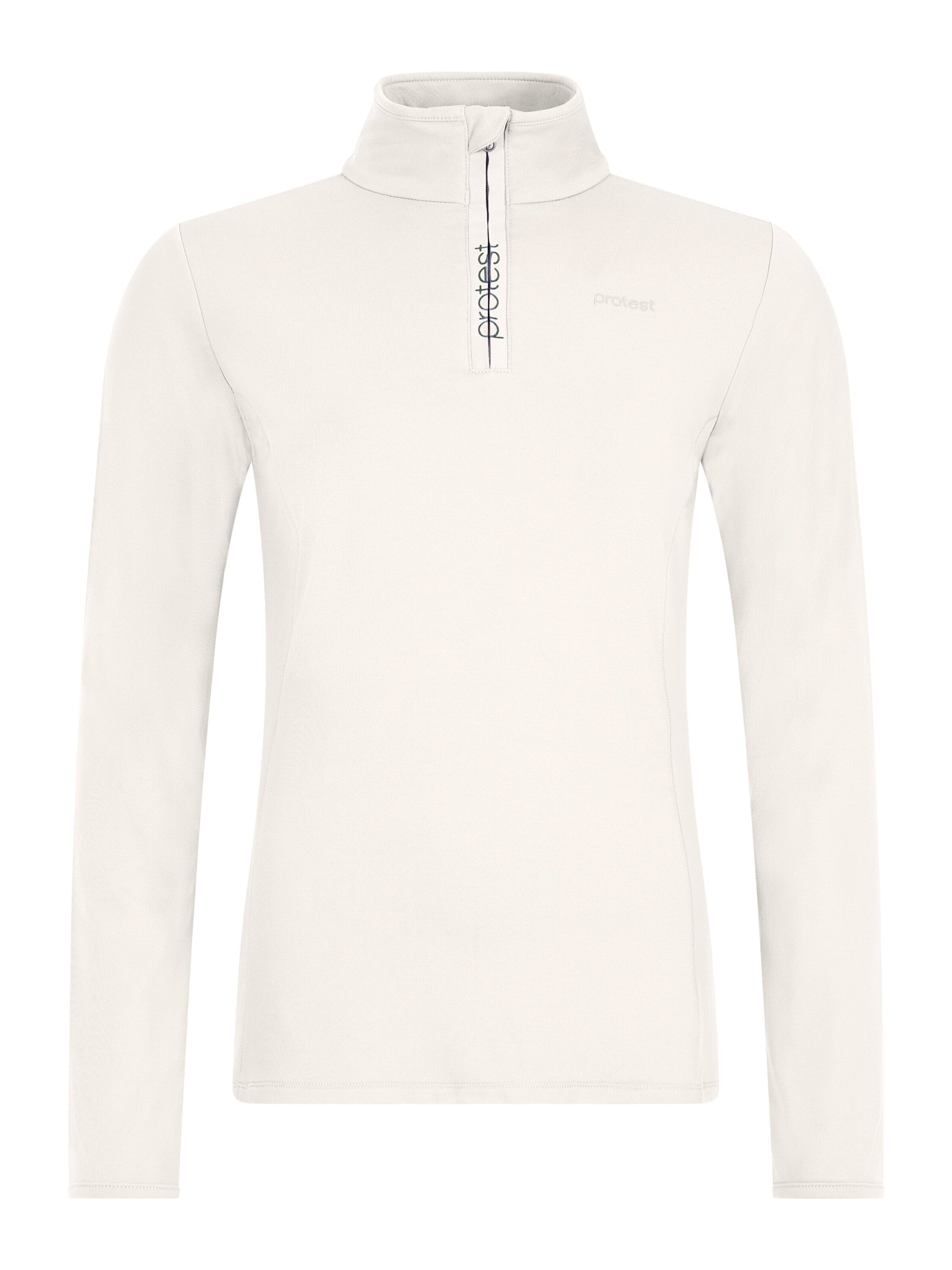 PROTEST Sportief sweatshirt 'REFABRIZ' in Beige: voorkant