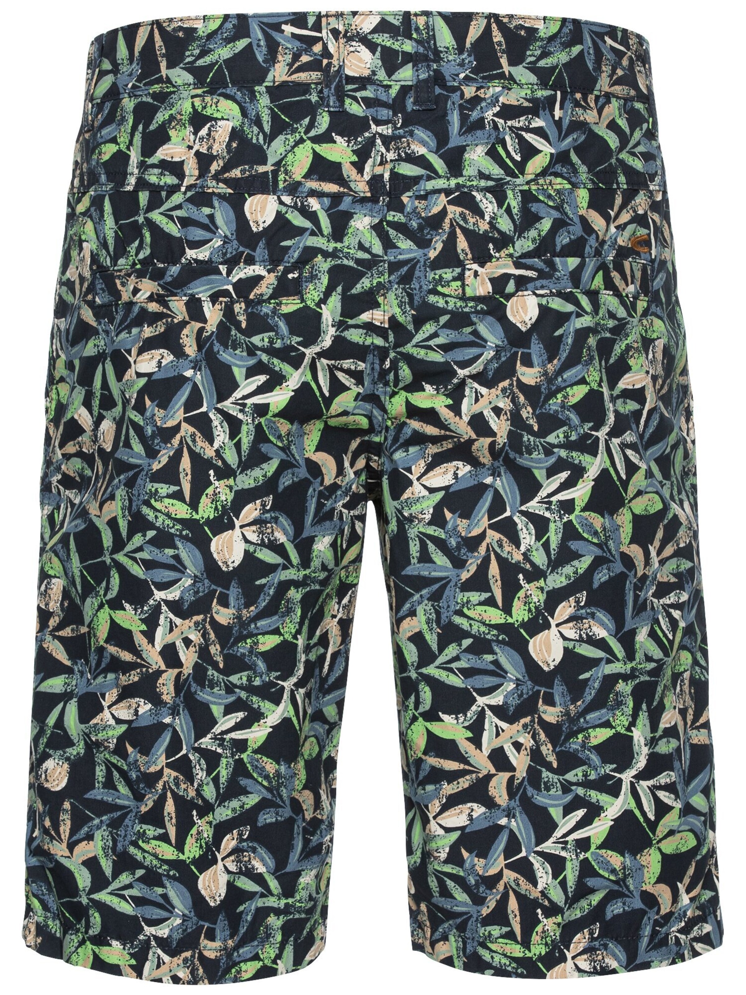 CAMEL ACTIVE Regular Regular Fit Chino Short mit Allover-Print in Mischfarben