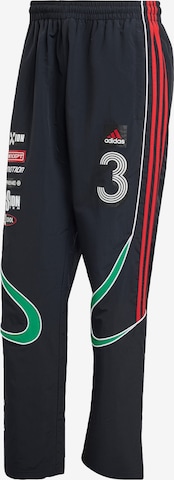 ADIDAS ORIGINALS - Loosefit Pantalón 'Teamgeist' en negro: frente