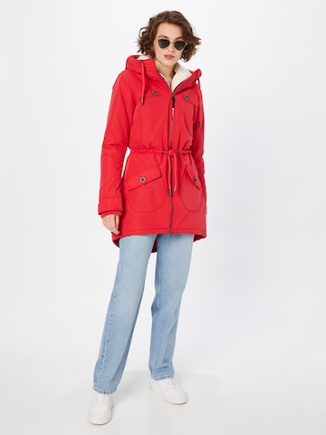 Parka d’hiver 'Charlotte' Alife and Kickin en rouge